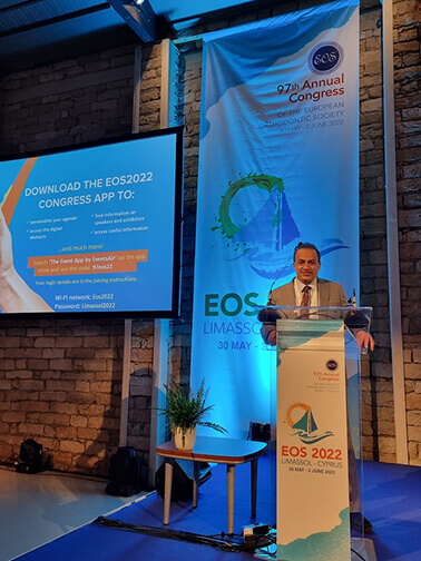 پروفسور جمیلیان در کنگره EOS 2022